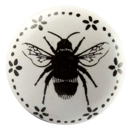 Bee Cearmic Flat Knobs